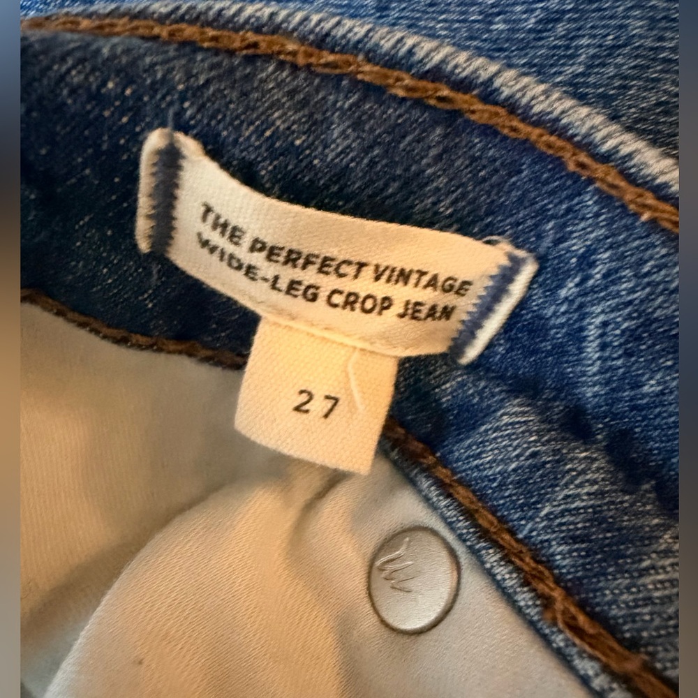 Madewell Perfect Vintage Wide-leg Crop Jeans - Picture 4 of 5